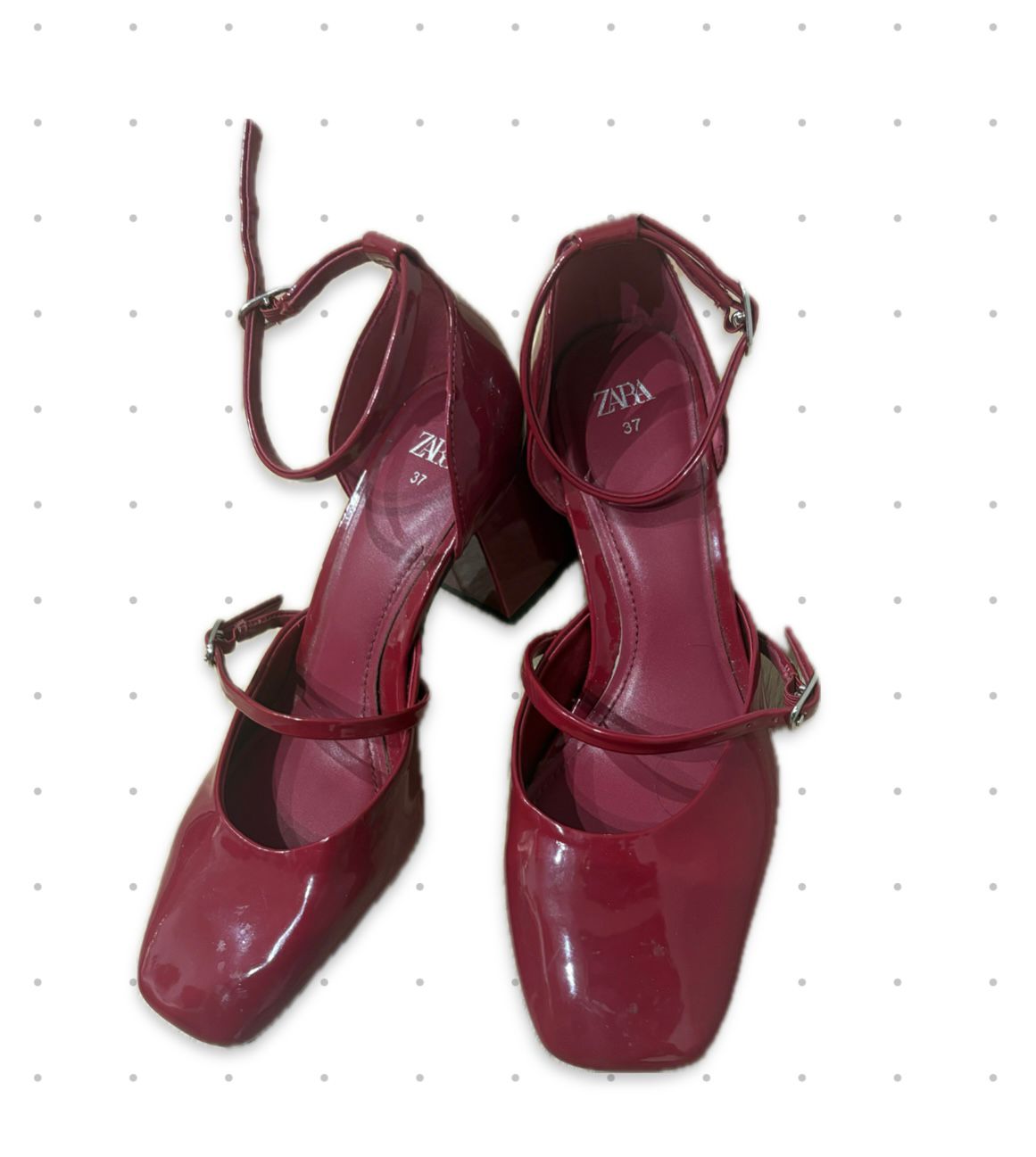 Red Mary Janes
