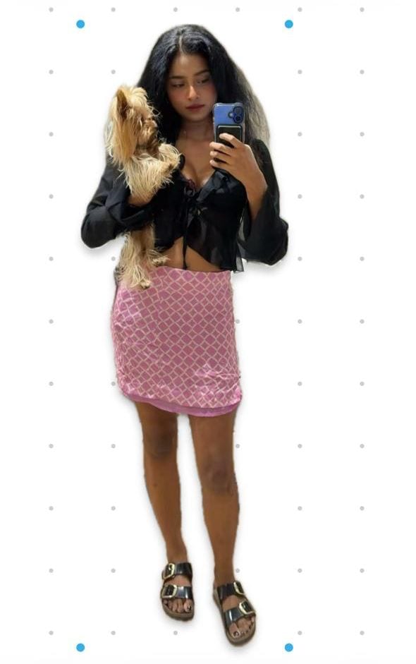 Pink Mini Skirt