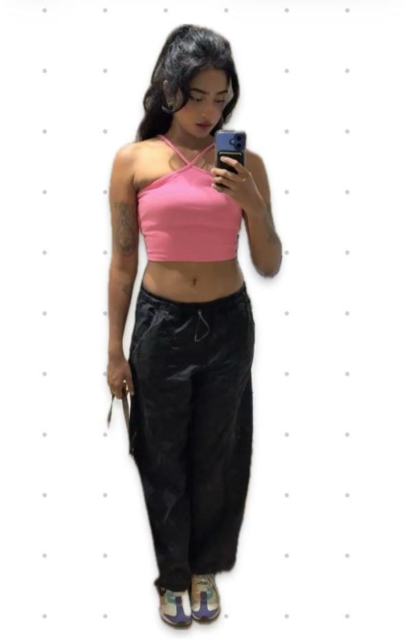 Pink Crop Top