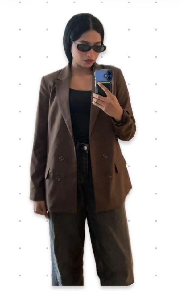 Oversized Brown Blazer