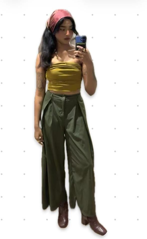 Baggy Green Pants
